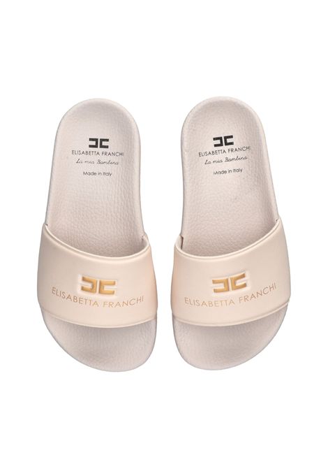 Ciabatta con logo ELISABETTA FRANCHI KIDS | F4A0-E06071745698